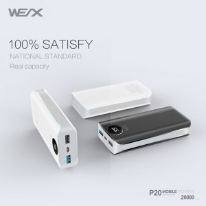 WEX - P20 Τράπεζα ισχύος
