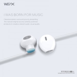 WEX 305 Παραδοσιακά ακουστικά, Wired Earlphones, Wired Headphones, EAR Buds